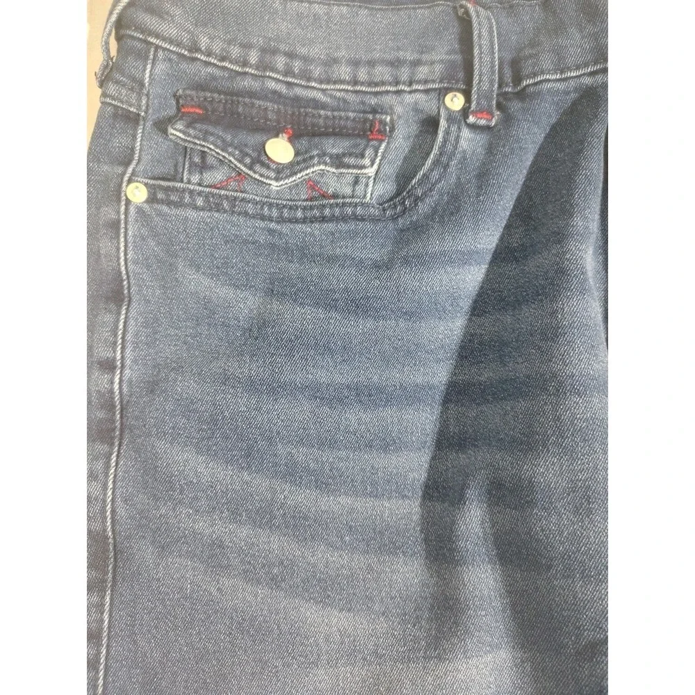 True Religion‎ Jeans Ricky Relaxed Straight Flap Rustic Barn Wash 36X34 Denim